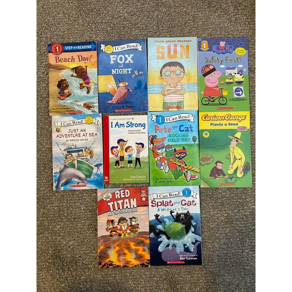 Kids Beginner Paperback Level 1 Kindergarten Books